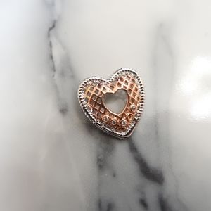 Sterling silver heart pendant